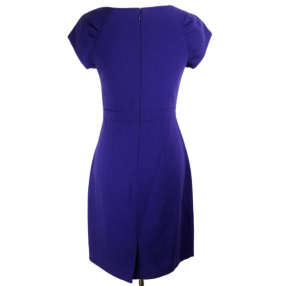 J Crew Suiting Wool Purple Dress Size 2 - Picture 4 of 10